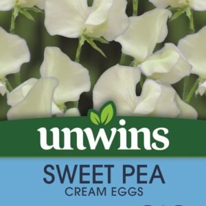 Unwins Sweet Pea Cream Eggs 20 Seeds