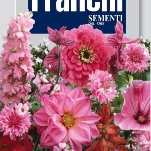 Franchi Seeds of Italy - Flower - FDBF_ 322-3 - Mixed Summer Flowers - Pink - Seeds