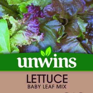 Unwins Lettuce Baby Leaf Mix 500 Seeds