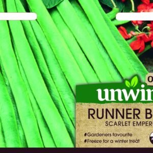 Unwins Runner Bean Scarlet Emperor (Organic) 30 Seeds
