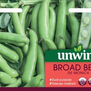 Unwins Broad Bean De Monica 50 Seeds