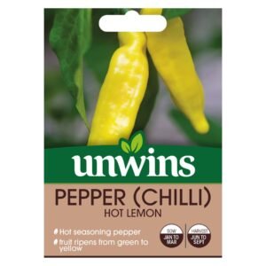 Unwins Vegetable Chilli Pepper Hot Lemon - 10 Seeds