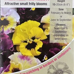 Kings Seeds Viola Frizzle Sizzle Mini Mixed F1 Seeds