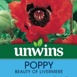 Unwins Poppy Beauty of Livermere 100 Seeds