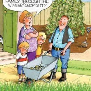 Greeting Cards Funny Humour Winter Crop