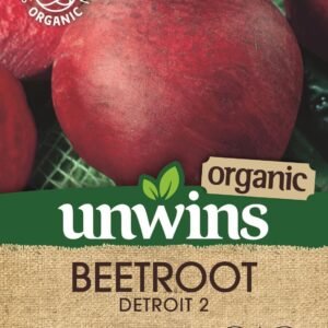 Unwins Beetroot (Round) Detroit 2 (Organic) 200 Seeds