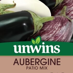 Unwins Aubergine Patio Mix 10 Seeds