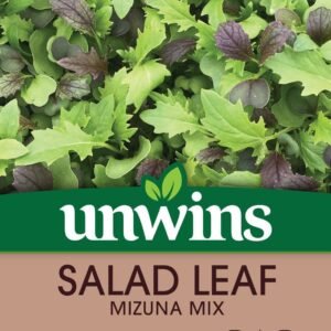 Unwins Salad Leaf Mizuna Mix 500 Seeds