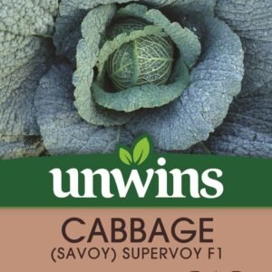 Unwins Cabbage (Savoy) Supervoy F1 32 Seeds