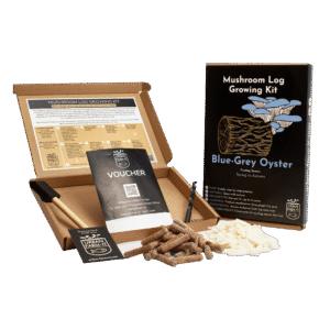 Mushroom Blue Oyster Mushroom Log Growing Kit Gift Pack