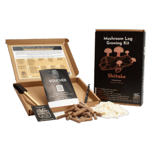 Mushroom - Shiitake Mushroom Log Growing Kit - Gift Pack
