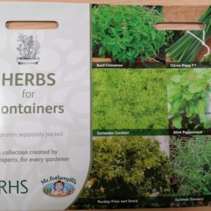 Mr Fothergills RHS Herbs For Containers Collection - Seeds