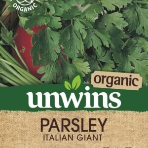 Unwins Herb Parsley Italian Giant (Organic) 450 Seeds