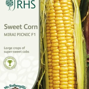 Mr Fothergills - RHS - Vegetable - Sweet Corn - Mirai Picnic F1 - 25 Seeds