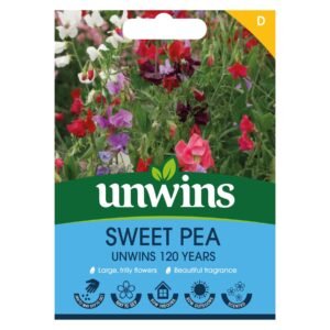 Unwins Flower Sweet Pea Unwins 120 Years - 42 Seeds