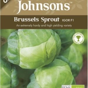Johnsons Organic Brussels Sprout Igor F1 20 Seeds
