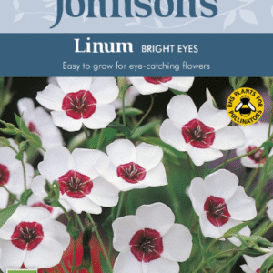 Johnsons Linum Bright Eyes White & Red Seeds