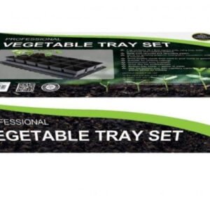 Garland - Professional Vegetable Tray Set (18 x 9cm Sq Pots, Try, Water Tray & Mat)